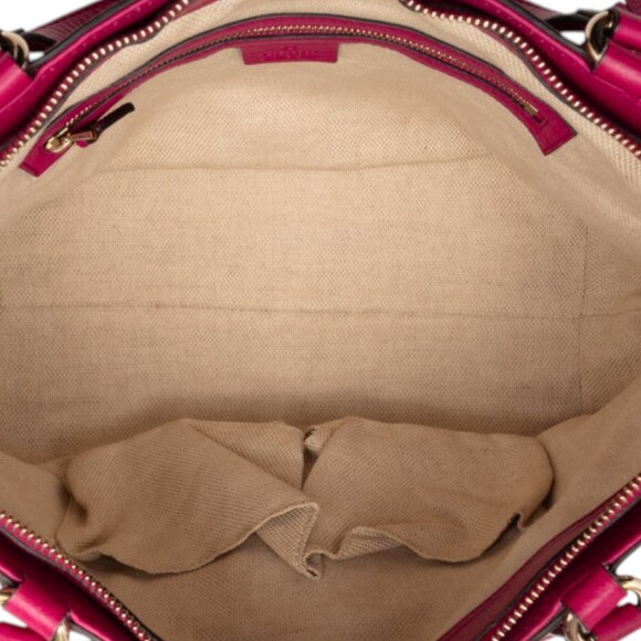 Pre-Loved Gucci Small Calfskin Soho Cellarius Satchel - Picture 4 of 7